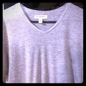 Burberry London V Neck Tee